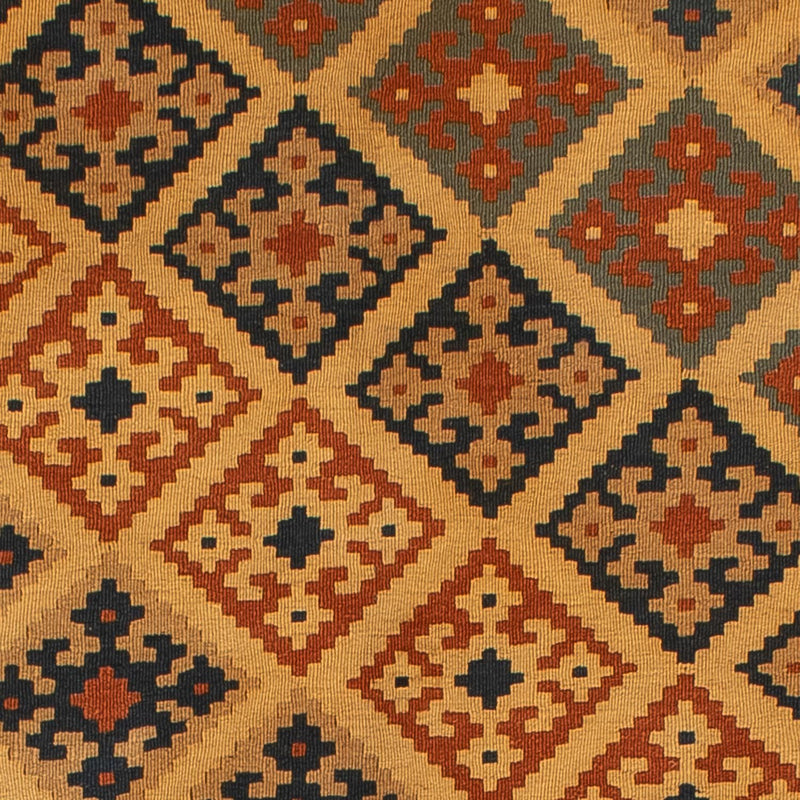 Kelim-tæppe - orientalsk - 185 x 152 cm - lys brun