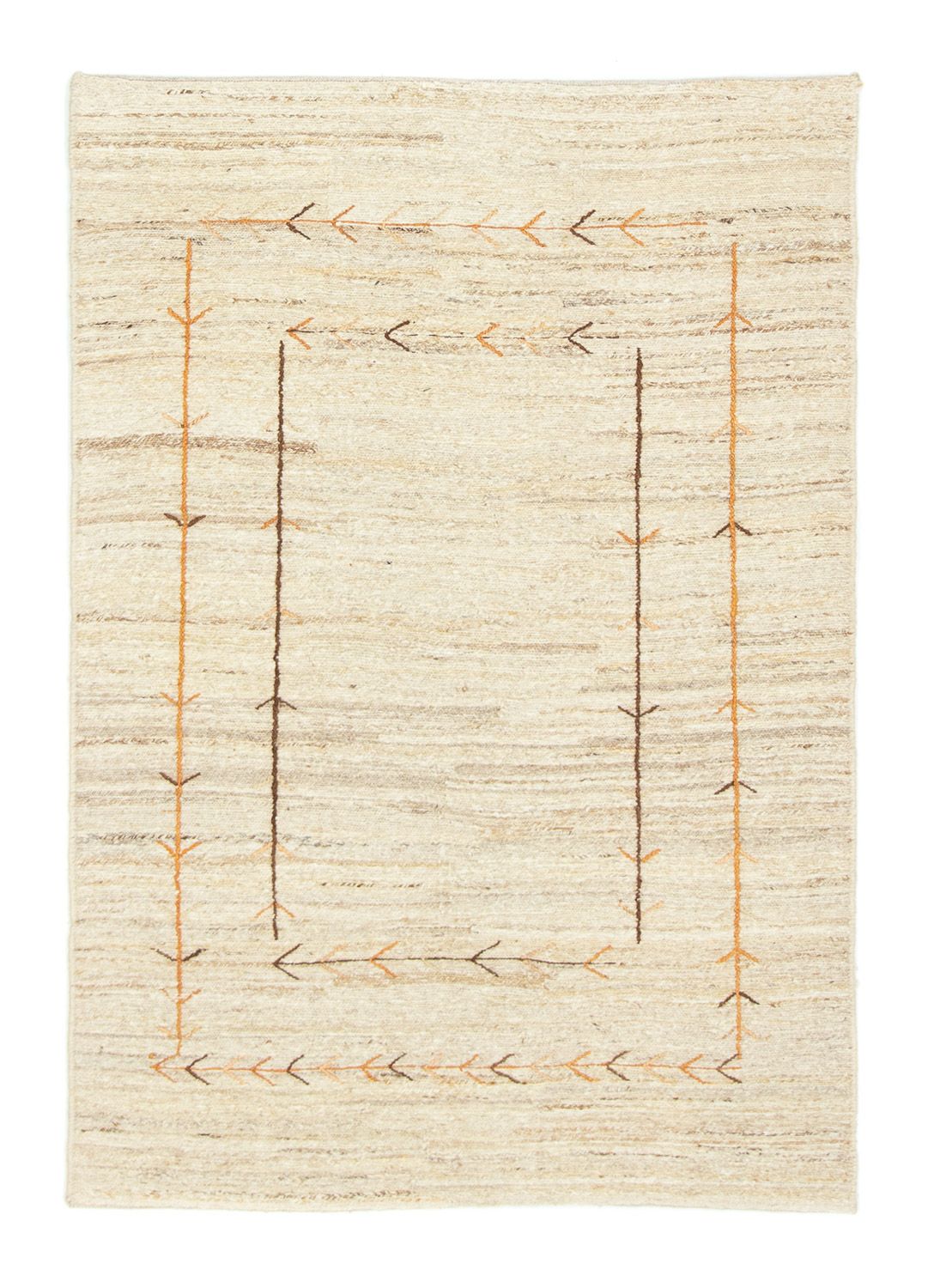 Gabbeh-tæppe - Persisk - 147 x 100 cm - beige