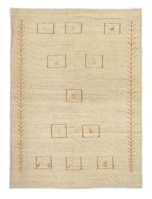 Gabbeh-tæppe - Persisk - 188 x 139 cm - beige