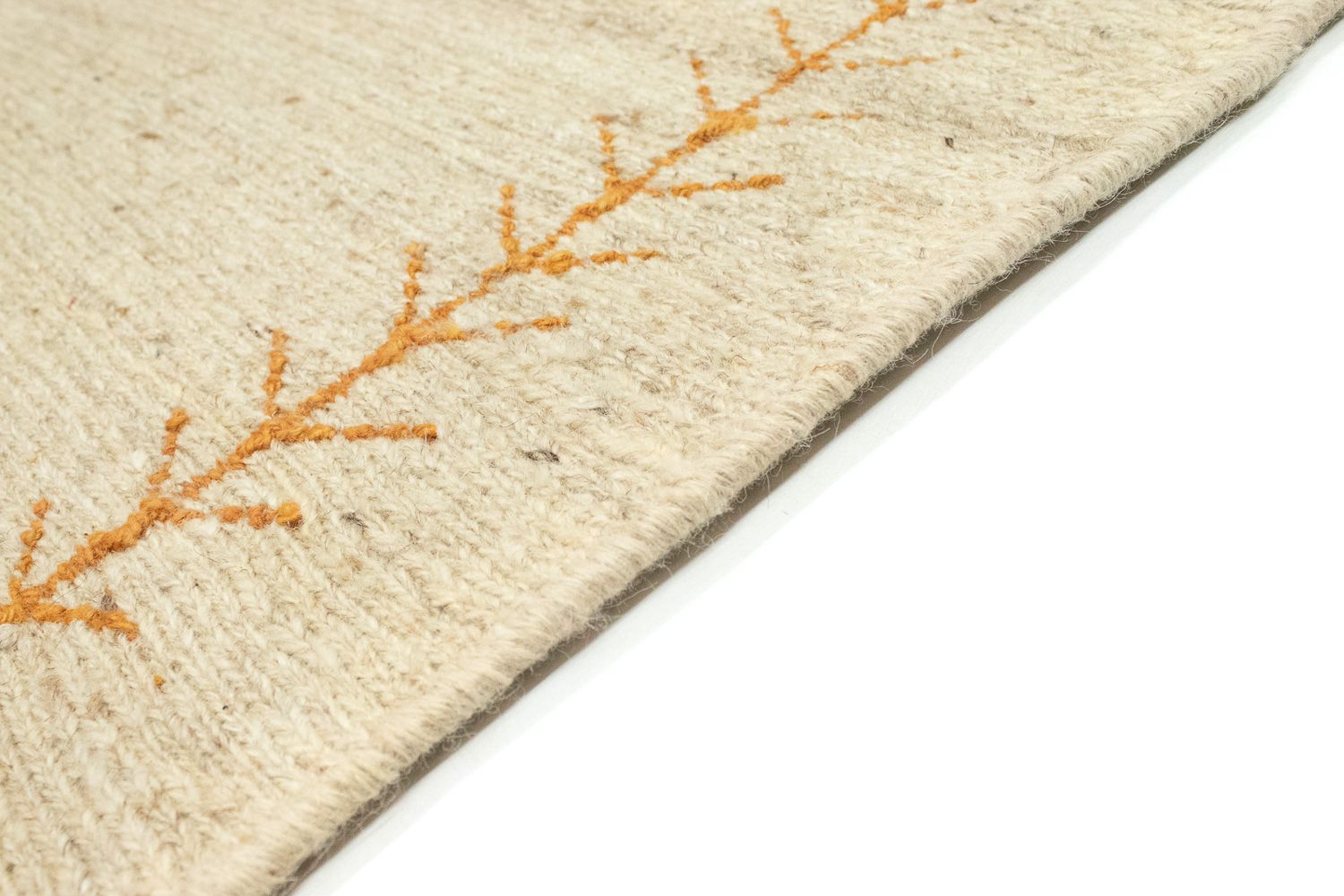 Gabbeh-tæppe - Persisk - 188 x 139 cm - beige