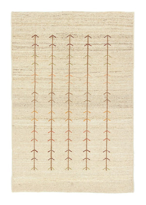 Gabbeh-tæppe - Persisk - 145 x 101 cm - beige
