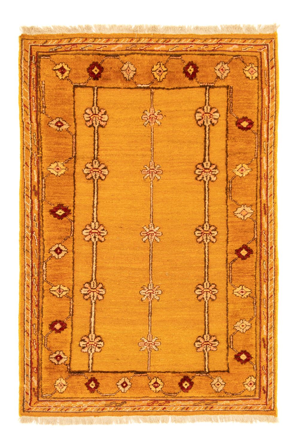 Gabbeh-tæppe - Persisk - 173 x 116 cm - guld