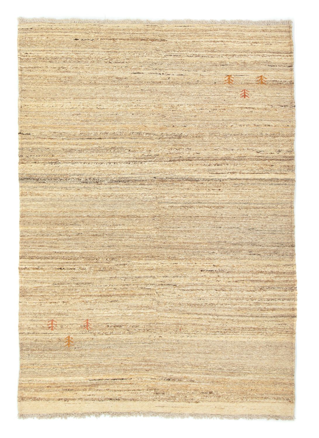 Gabbeh-tæppe - Persisk - 180 x 125 cm - beige