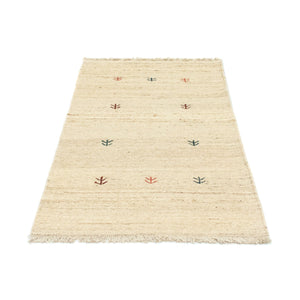 Gabbeh-tæppe - Persisk - 138 x 75 cm - beige