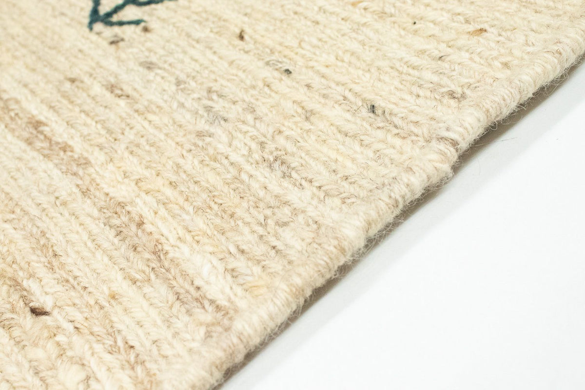 Gabbeh-tæppe - Persisk - 138 x 75 cm - beige