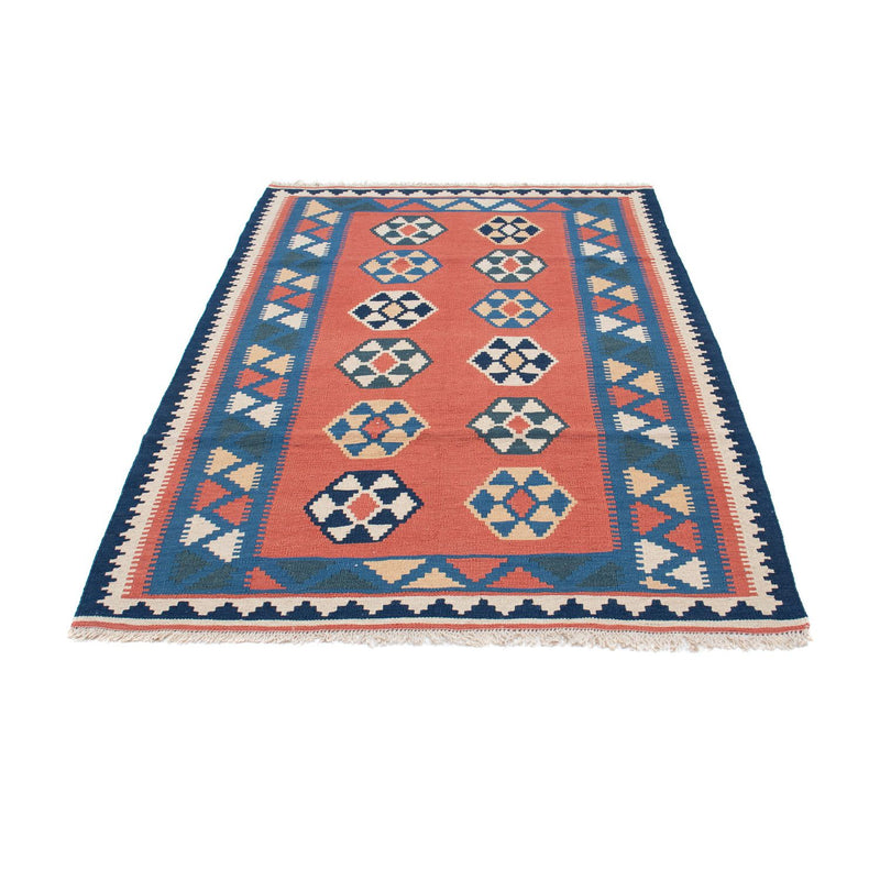 Kelim-tæppe - orientalsk - 191 x 122 cm - mørkeblå