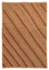 Kelim-tæppe - orientalsk - 215 x 155 cm - lys brun