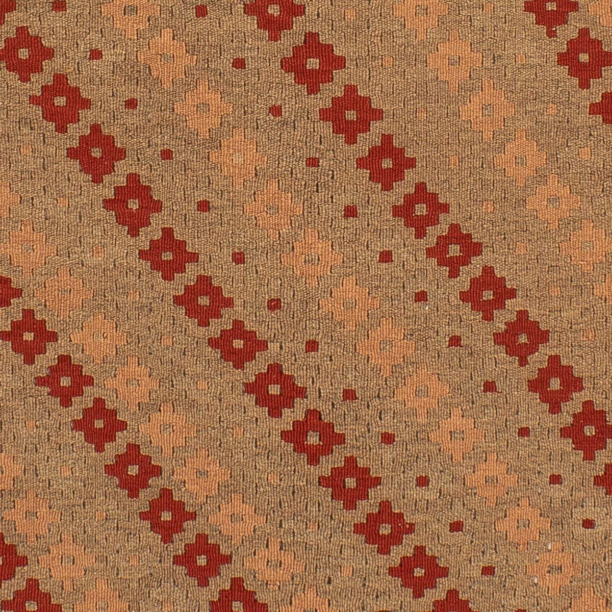 Kelim-tæppe - orientalsk - 215 x 155 cm - lys brun