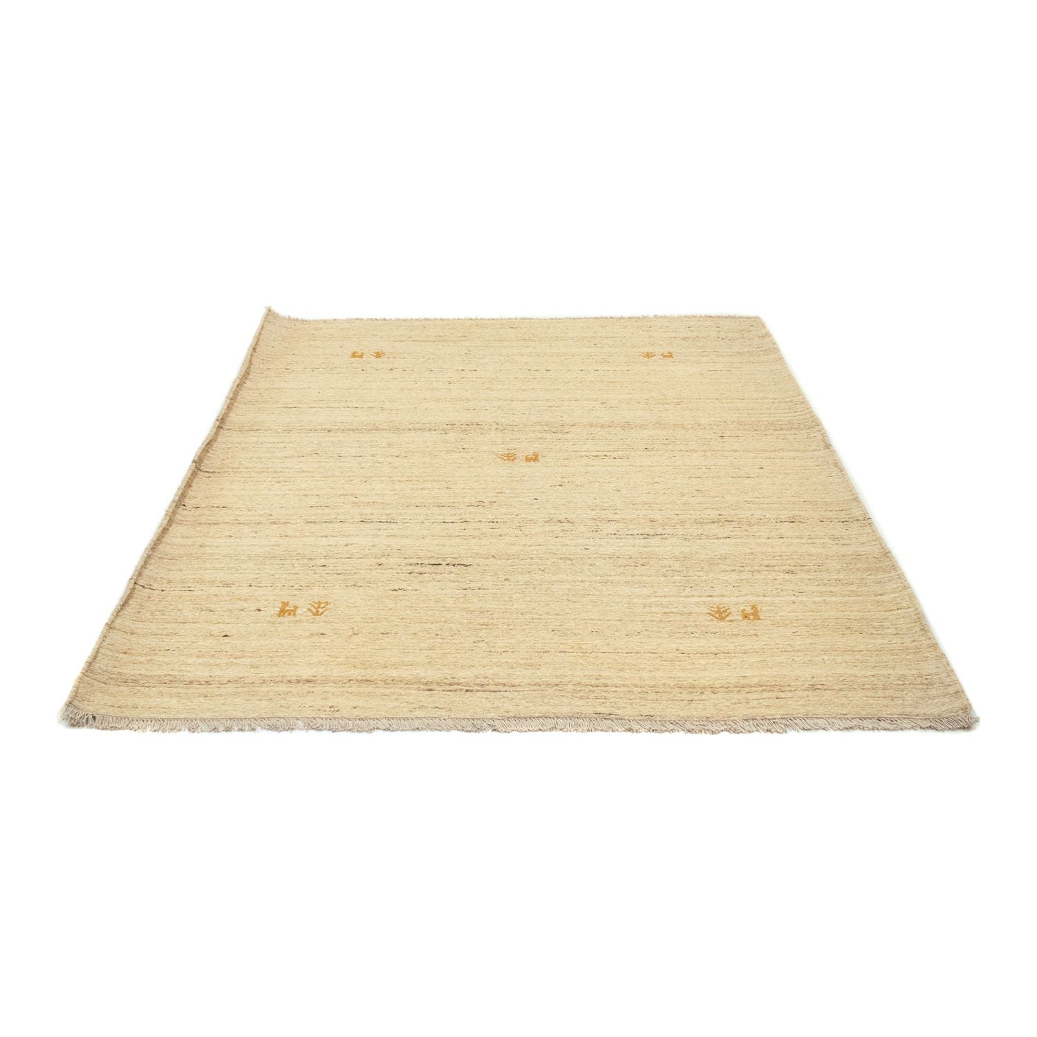 Gabbeh-tæppe - Persisk - 192 x 156 cm - beige