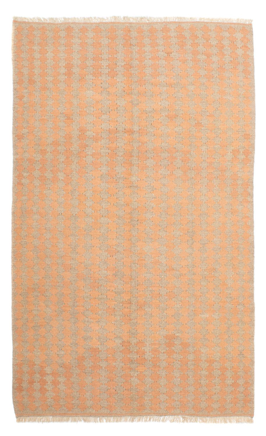 Kelim-tæppe - orientalsk - 259 x 160 cm - lys brun