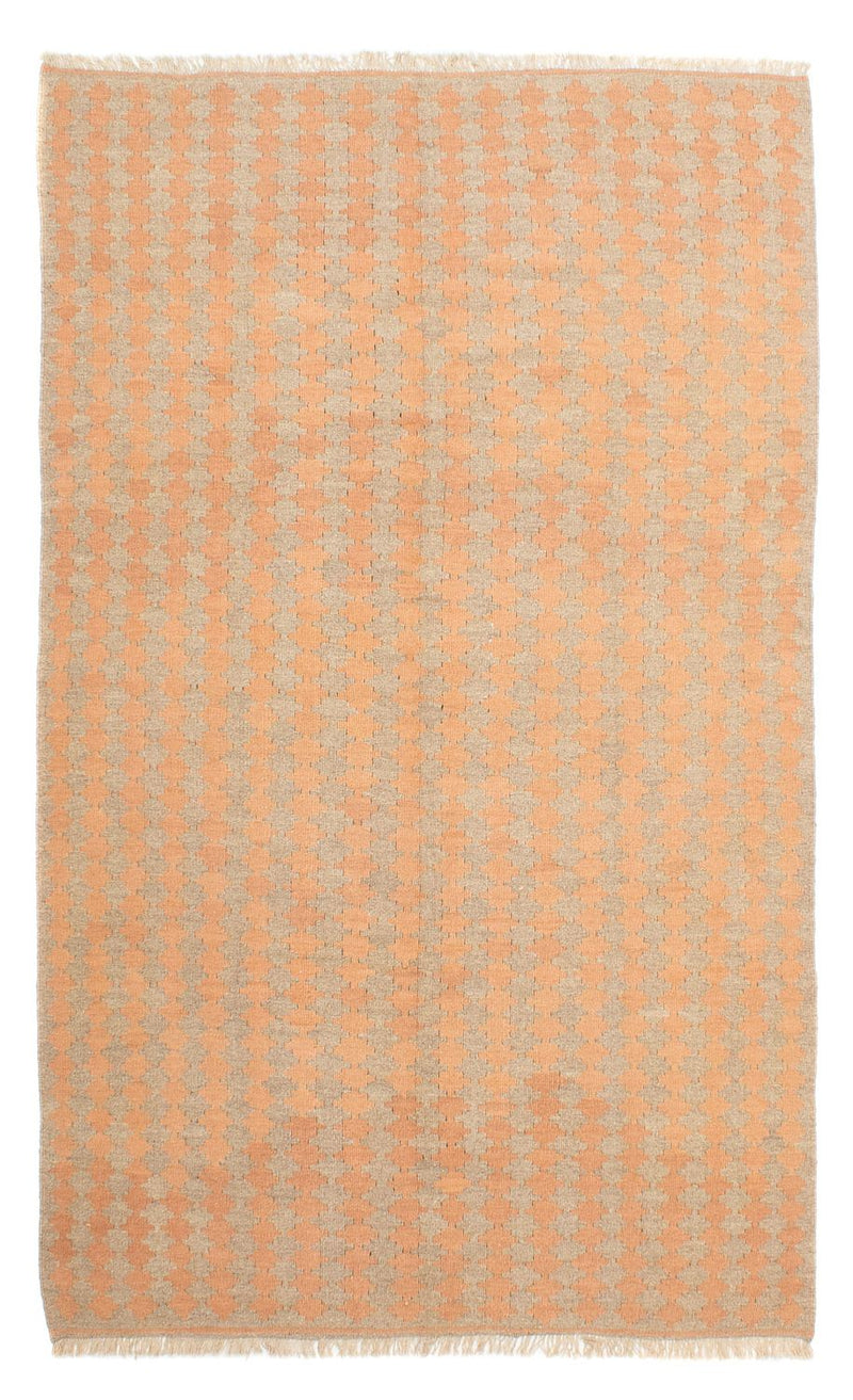 Kelim-tæppe - orientalsk - 259 x 160 cm - lys brun