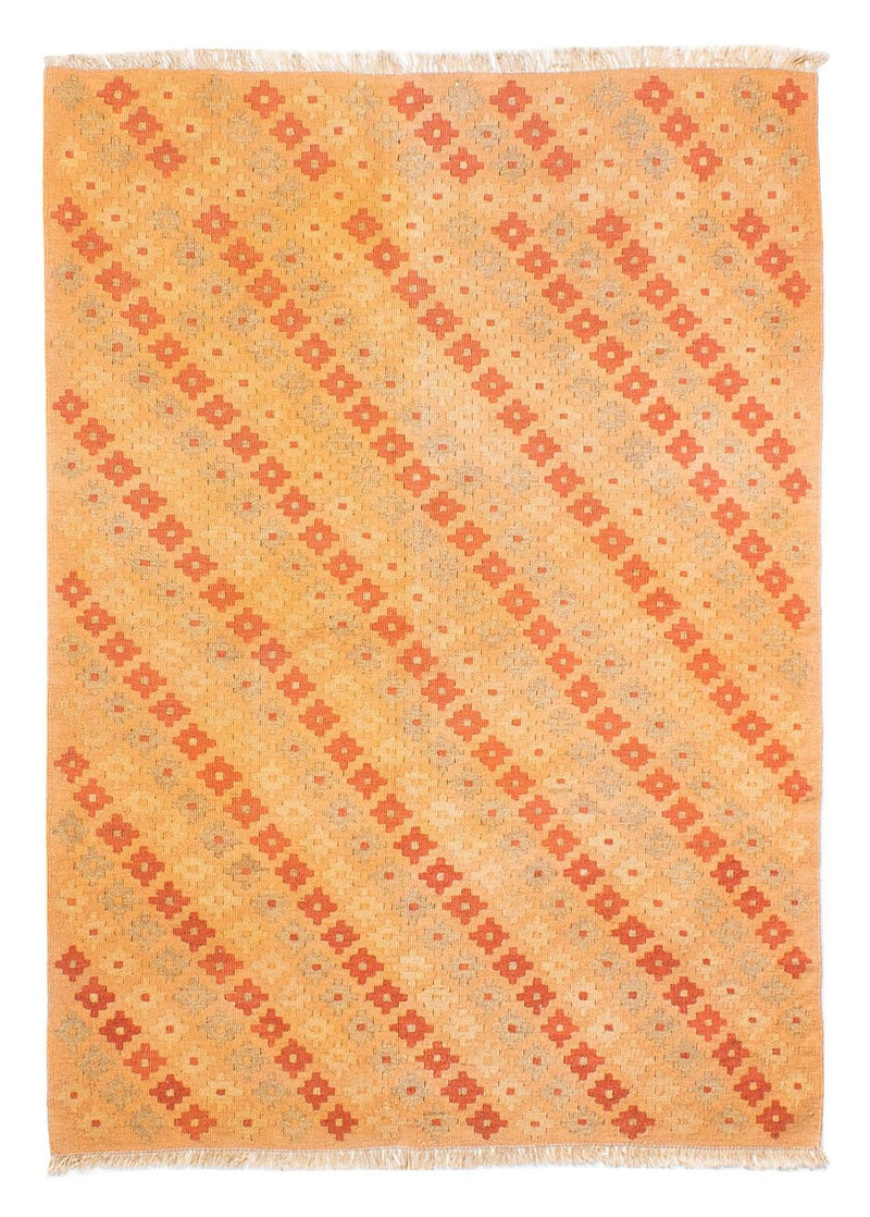 Kelim-tæppe - orientalsk - 184 x 137 cm - flerfarvet