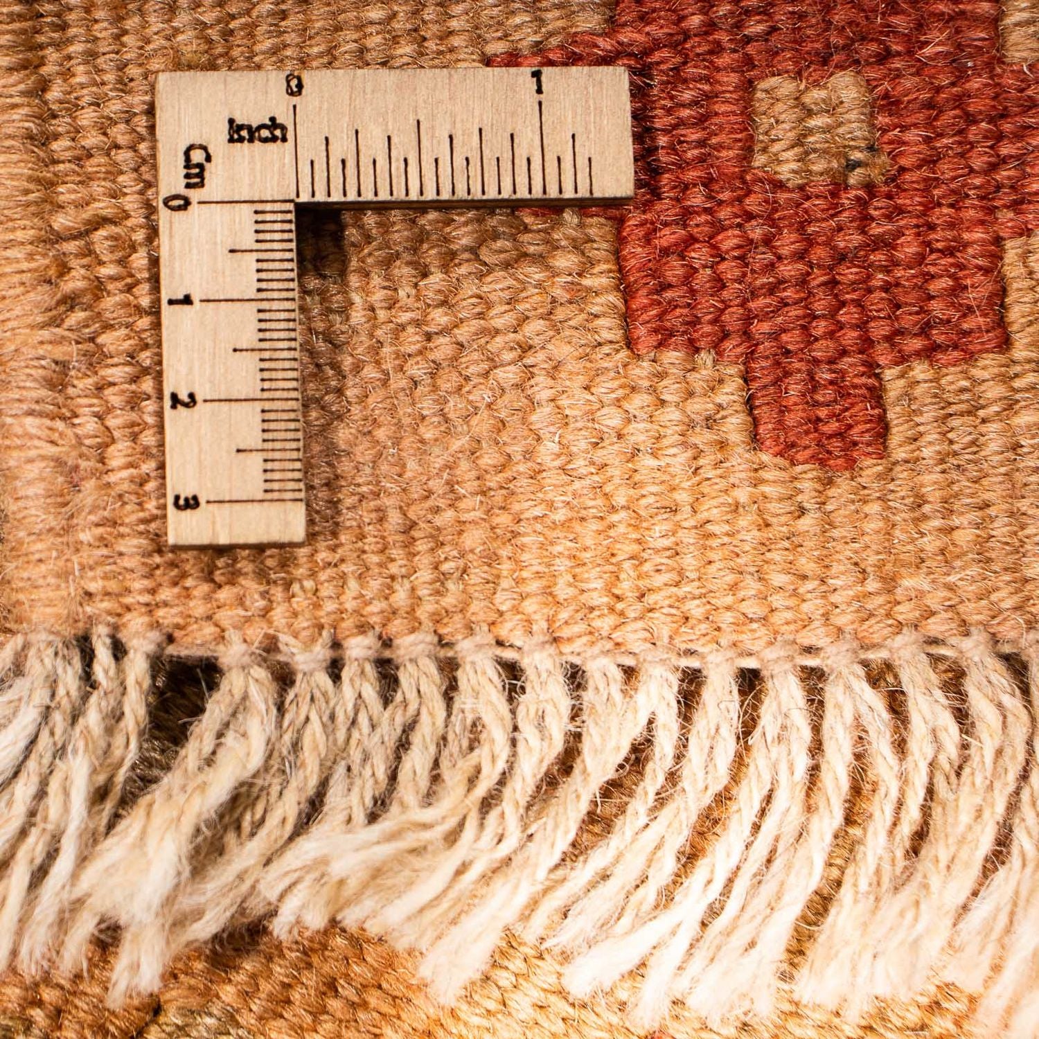 Kelim-tæppe - orientalsk - 184 x 137 cm - flerfarvet