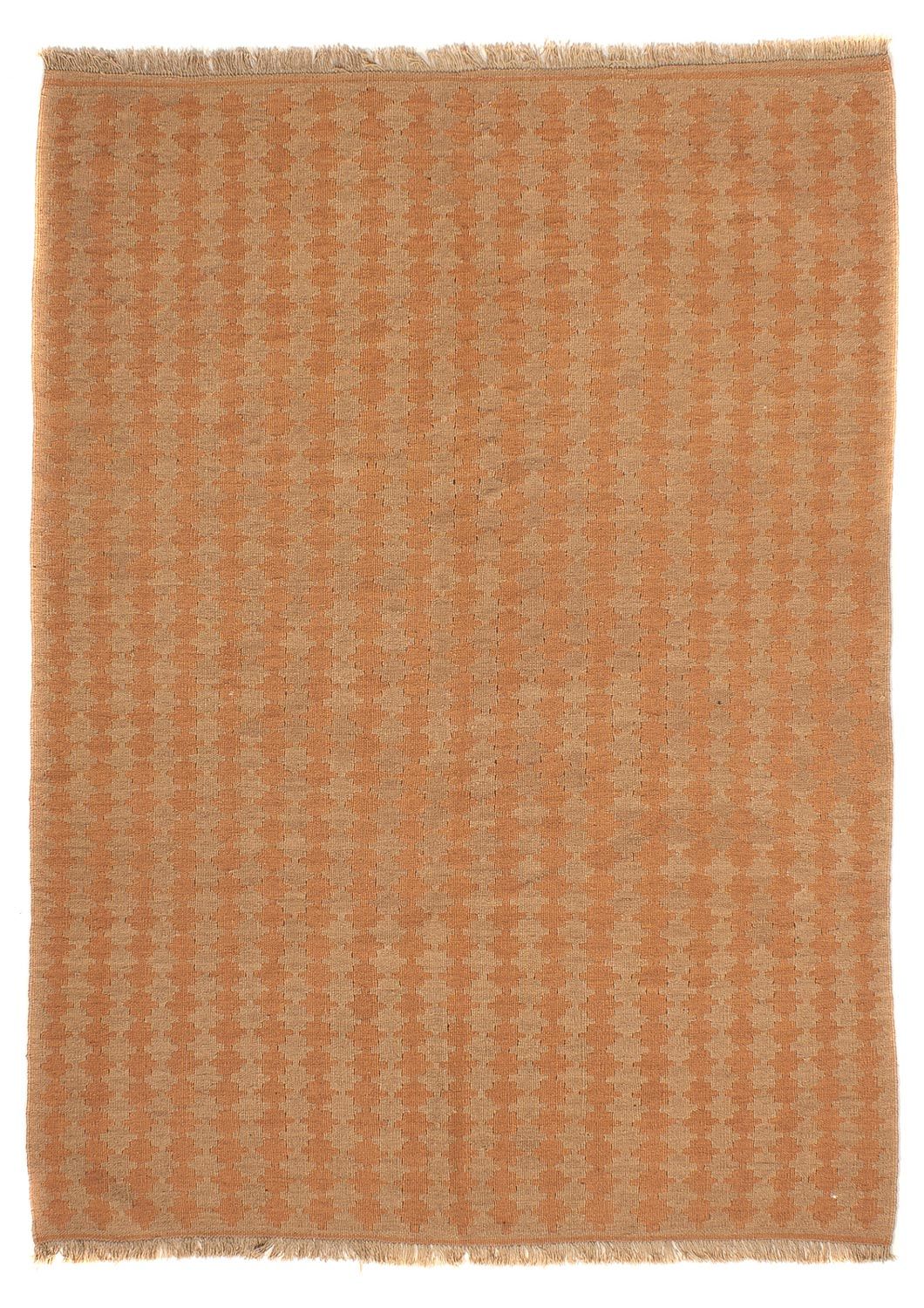 Kelim-tæppe - orientalsk - 216 x 158 cm - lys brun