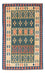 Kelim-tæppe - orientalsk - 198 x 121 cm - blå