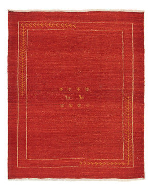 Gabbeh-tæppe - Persisk - 191 x 152 cm - rød