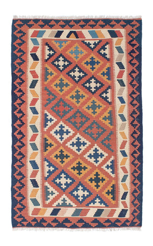 Kelim-tæppe - orientalsk - 180 x 109 cm - flerfarvet