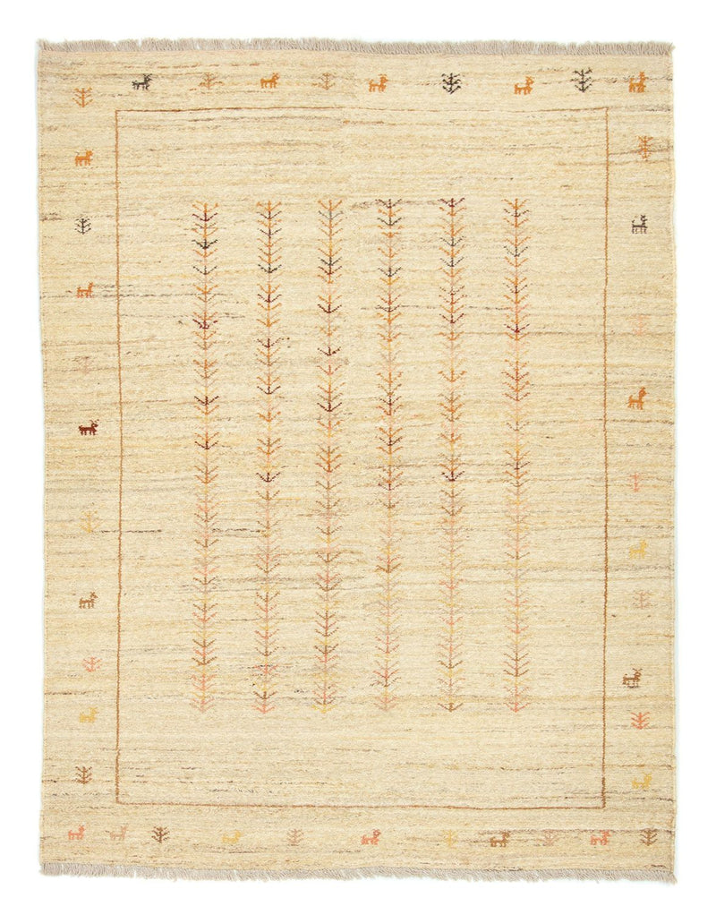 Gabbeh-tæppe - Persisk - 200 x 150 cm - beige