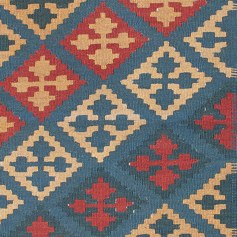 Kelim-tæppe - orientalsk - 168 x 118 cm - blå