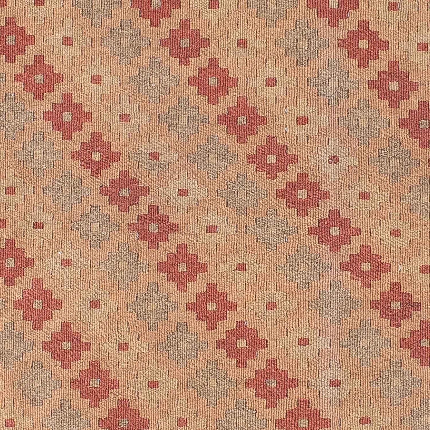 Kelim-tæppe - orientalsk - 178 x 123 cm - lys brun