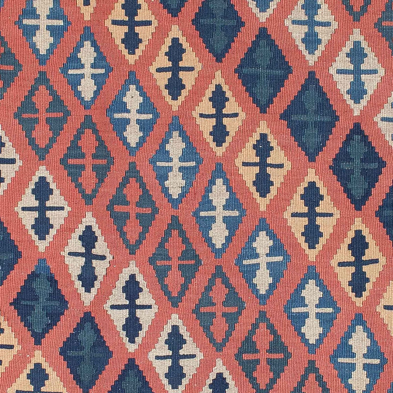 Kelim-tæppe - orientalsk - 180 x 130 cm - flerfarvet