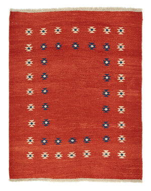 Gabbeh-tæppe - Persisk - 192 x 152 cm - rød