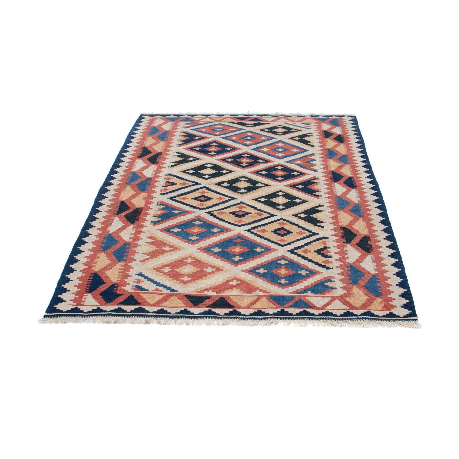 Kelim-tæppe - orientalsk - 174 x 124 cm - flerfarvet