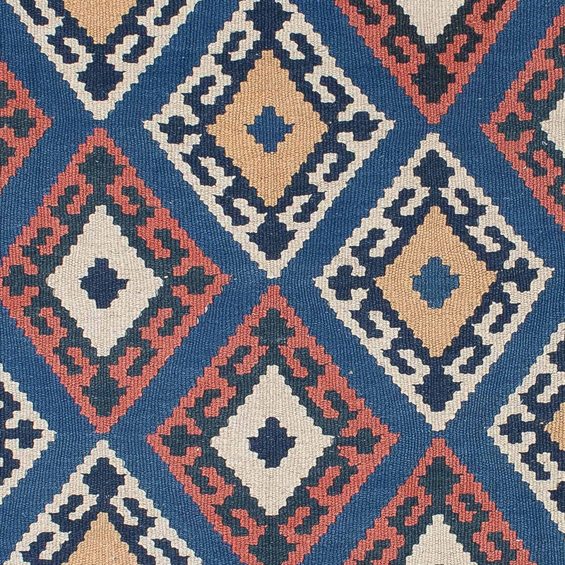 Kelim-tæppe - orientalsk - 172 x 115 cm - blå