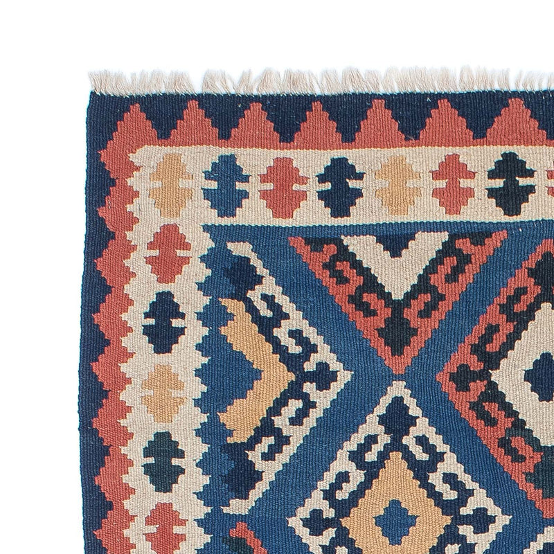 Kelim-tæppe - orientalsk - 172 x 115 cm - blå