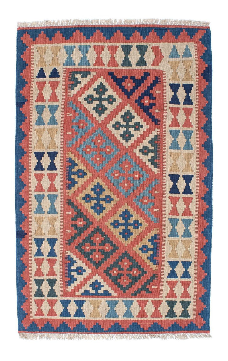 Kelim-tæppe - orientalsk - 172 x 108 cm - flerfarvet