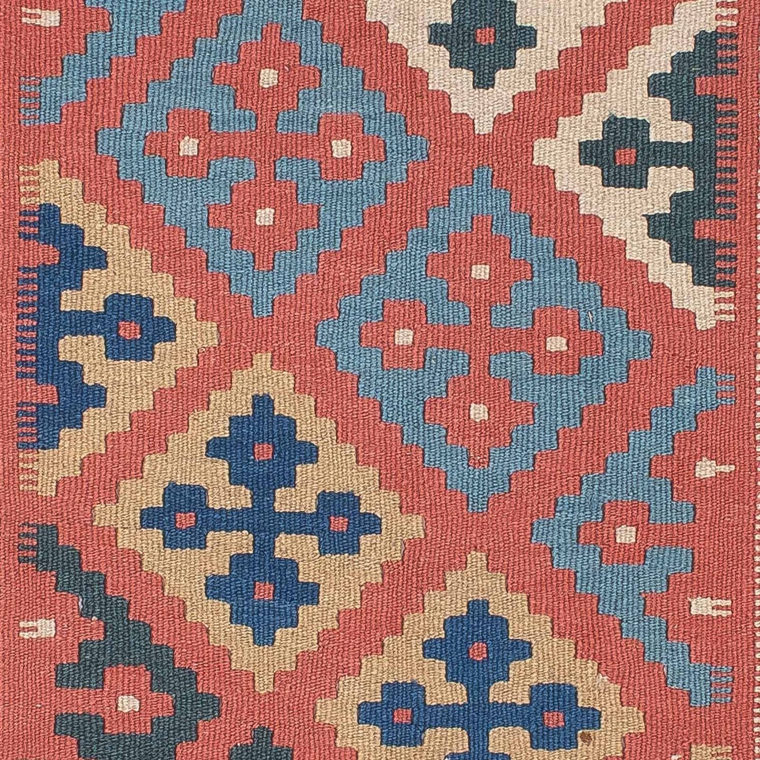 Kelim-tæppe - orientalsk - 172 x 108 cm - flerfarvet