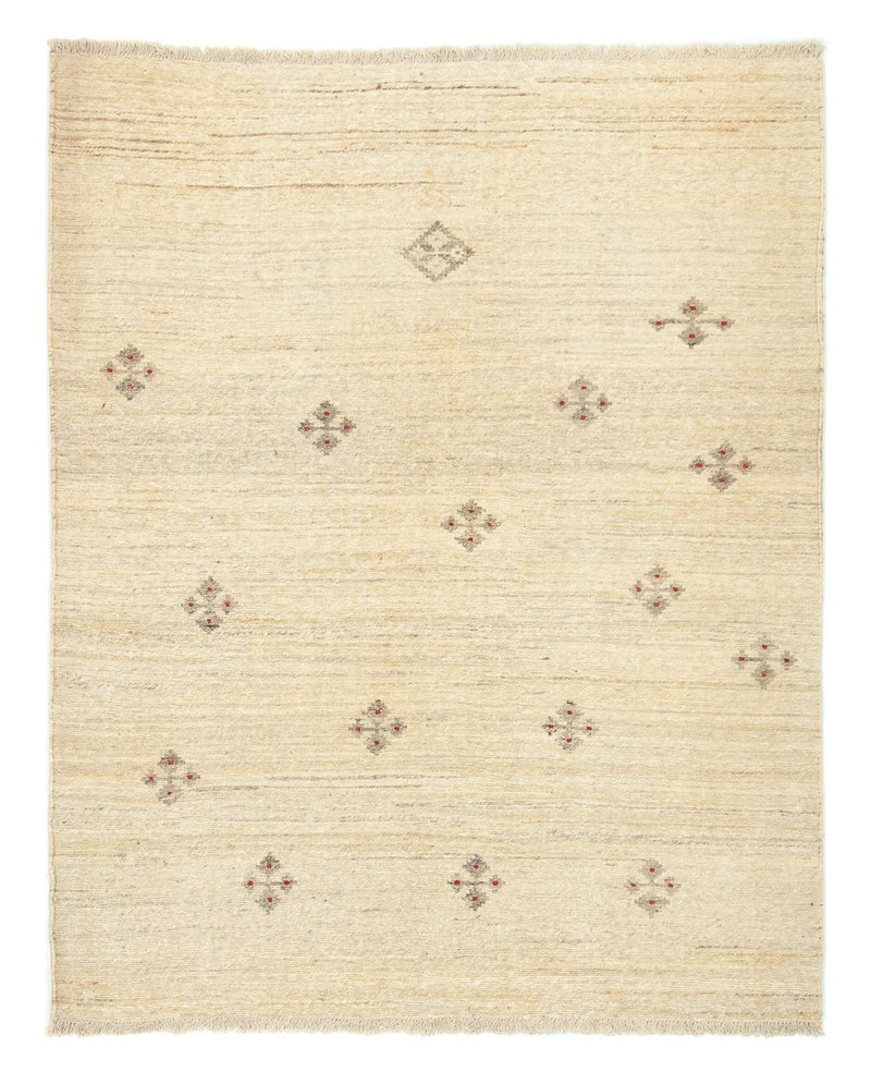 Gabbeh-tæppe - Persisk - 198 x 154 cm - beige