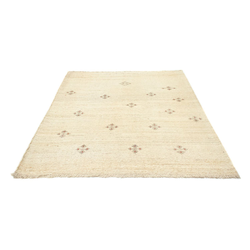 Gabbeh-tæppe - Persisk - 198 x 154 cm - beige