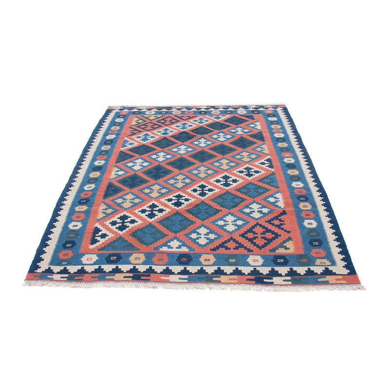 Kelim-tæppe - orientalsk - 186 x 133 cm - flerfarvet