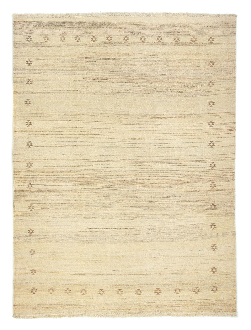 Gabbeh-tæppe - Persisk - 232 x 173 cm - beige