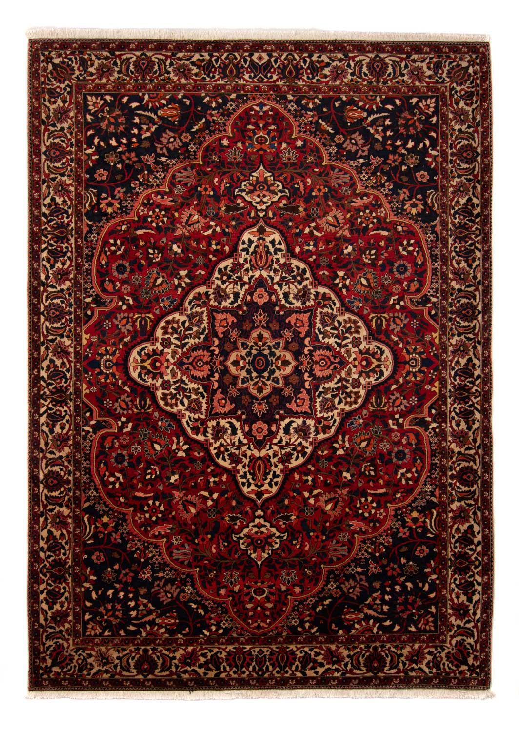 Persisk tæppe - Nomadisk - 365 x 263 cm - mørkerød