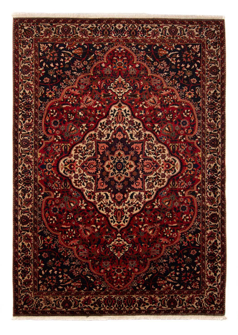 Persisk tæppe - Nomadisk - 365 x 263 cm - mørkerød