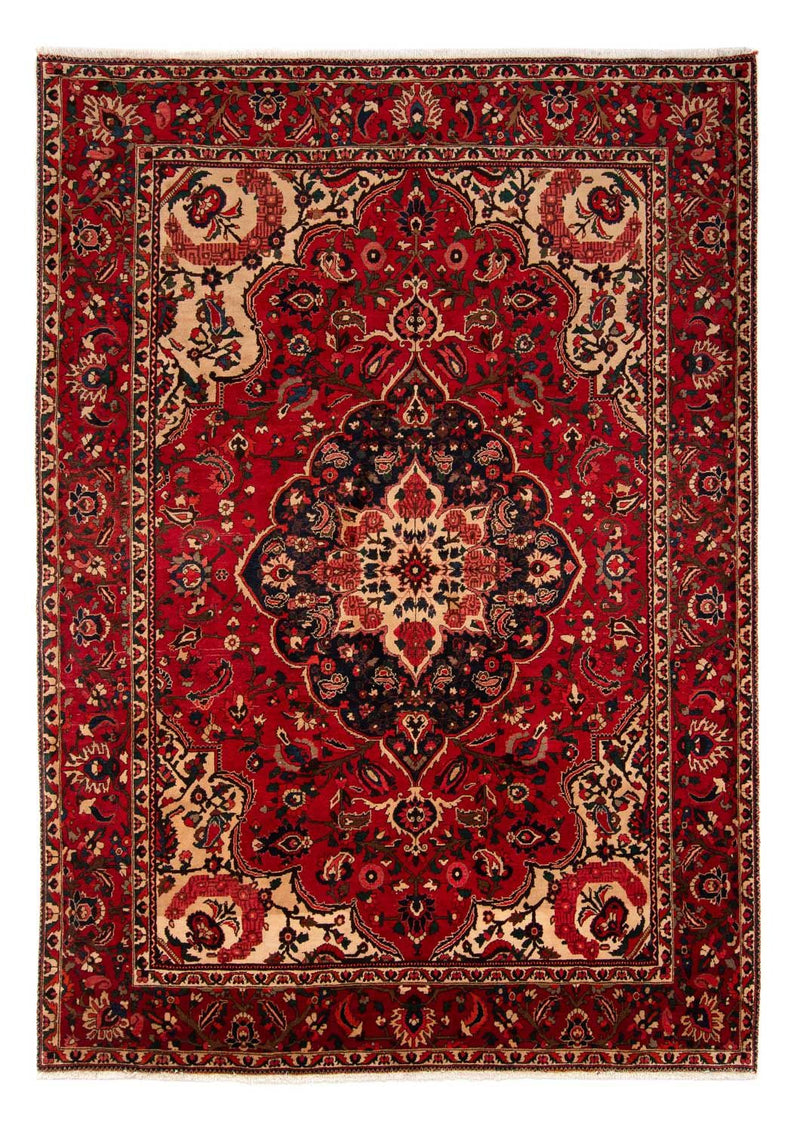 Persisk tæppe - Nomadisk - 362 x 258 cm - mørkerød
