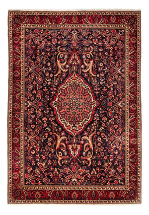 Persisk tæppe - Nomadisk - 374 x 267 cm - mørkeblå