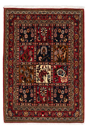 Persisk tæppe - Nomadisk - 158 x 112 cm - mørkerød