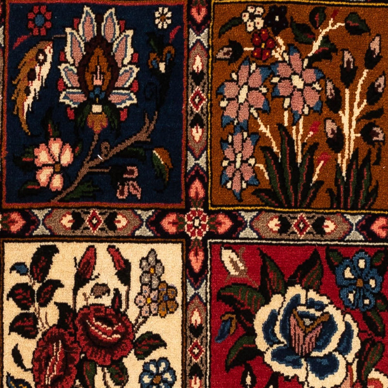Persisk tæppe - Nomadisk - 158 x 112 cm - mørkerød