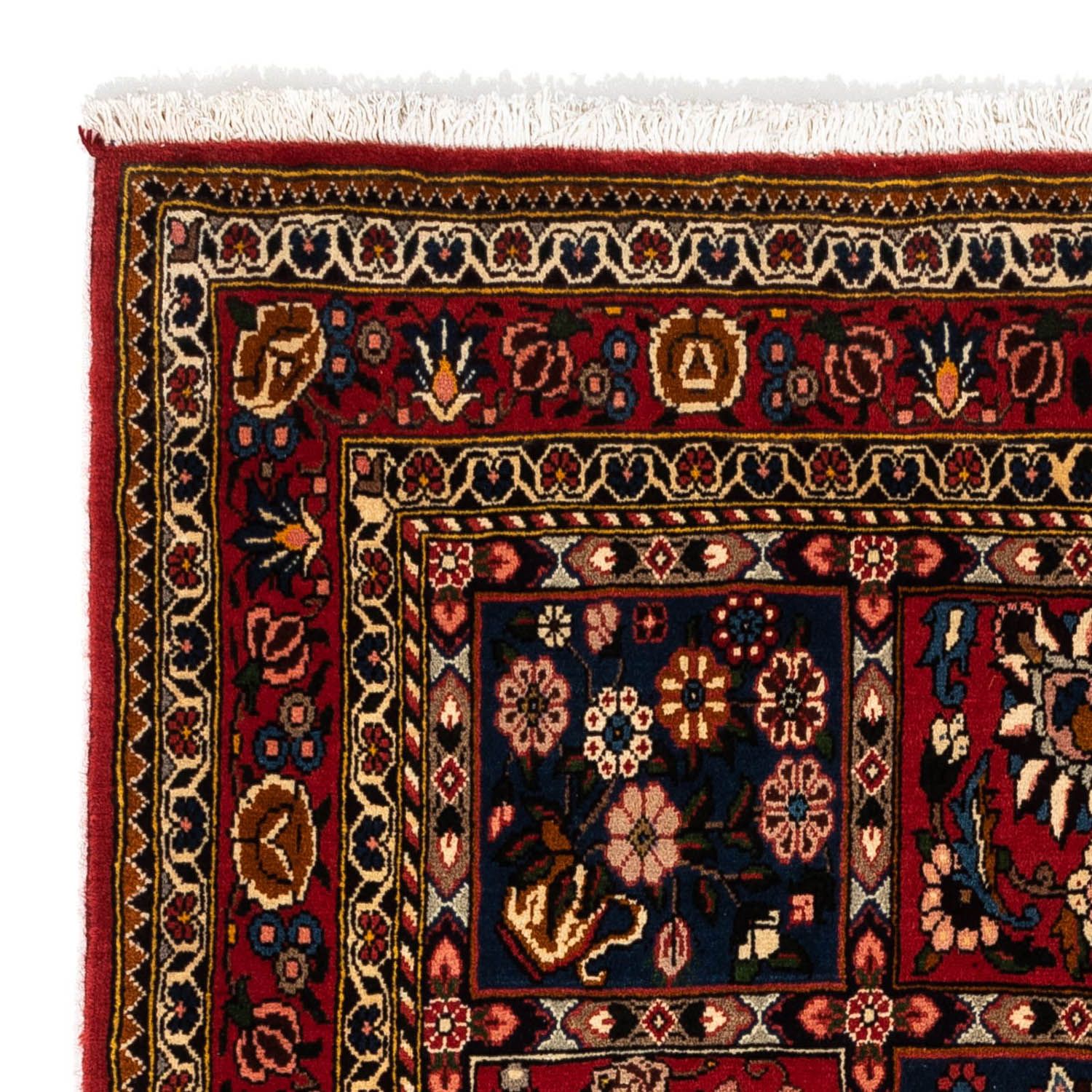 Persisk tæppe - Nomadisk - 158 x 112 cm - mørkerød