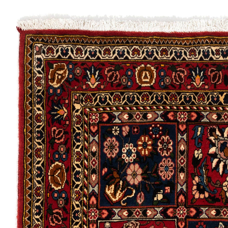 Persisk tæppe - Nomadisk - 158 x 112 cm - mørkerød