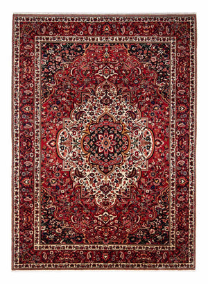 Persisk tæppe - Nomadisk - 354 x 260 cm - mørkerød