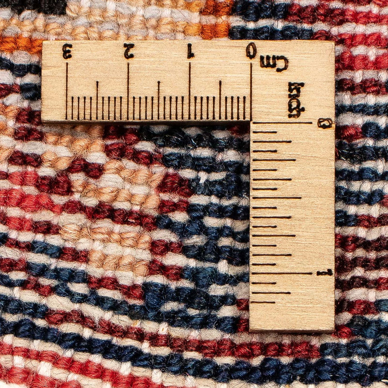Persisk tæppe - Nomadisk - 364 x 312 cm - mørkerød