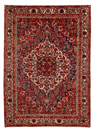 Persisk tæppe - Nomadisk - 375 x 272 cm - mørkerød