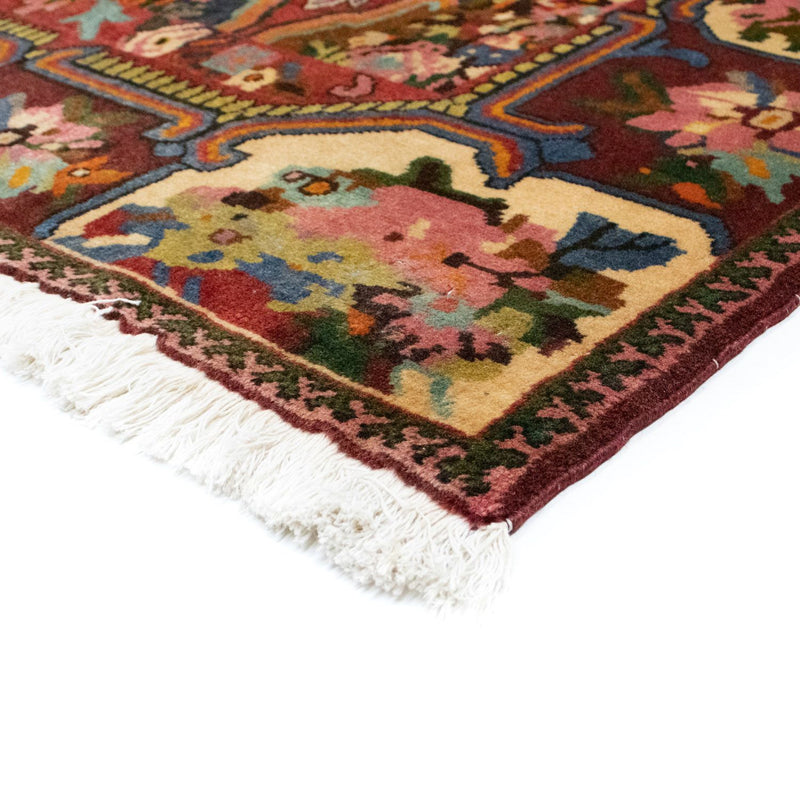 Persisk tæppe - Nomadisk - 200 x 128 cm - mørkerød