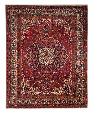 Persisk tæppe - Nomadisk - 360 x 272 cm - mørkerød