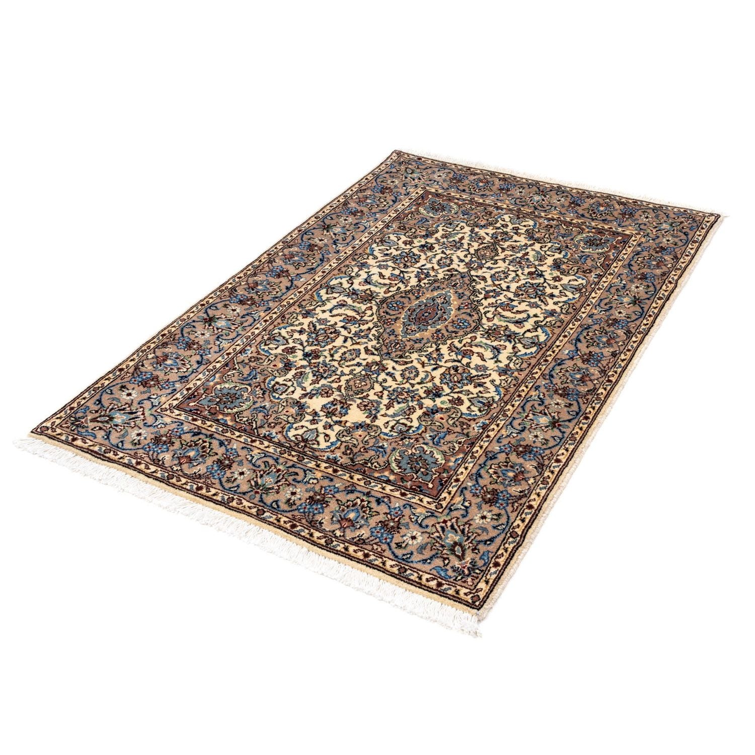 Persisk tæppe - Keshan - 150 x 97 cm - beige
