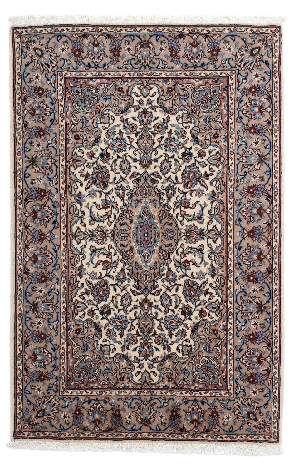 Persisk tæppe - Keshan - 153 x 98 cm - beige